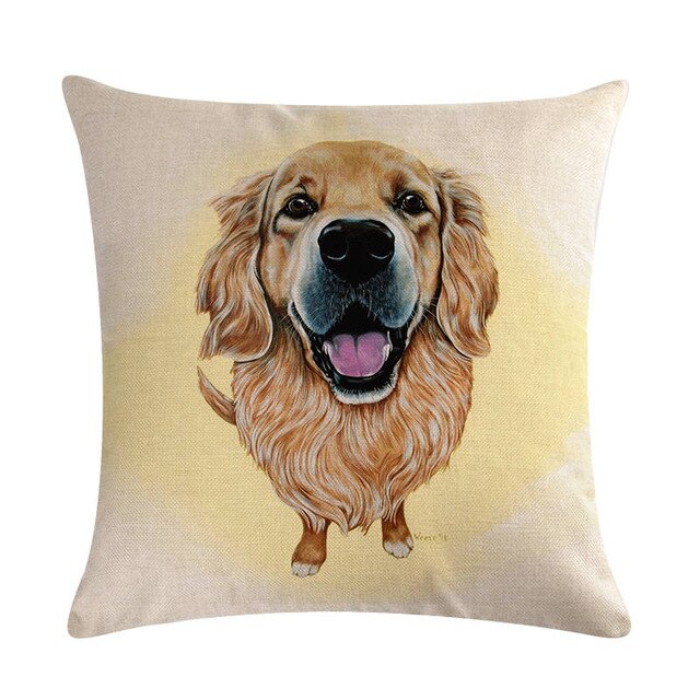 Golden retriever pillow clearance case