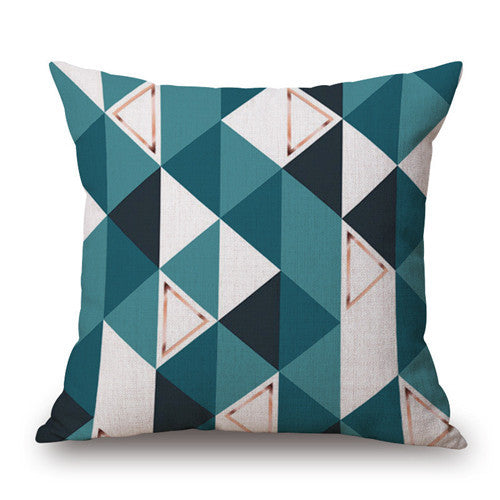 Nordic Triangle Geometric Pillowcases